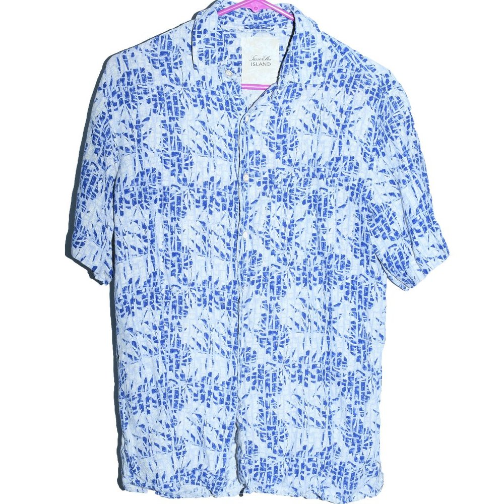 Tasso Elba Island Tropical Shirt Men's Size Small